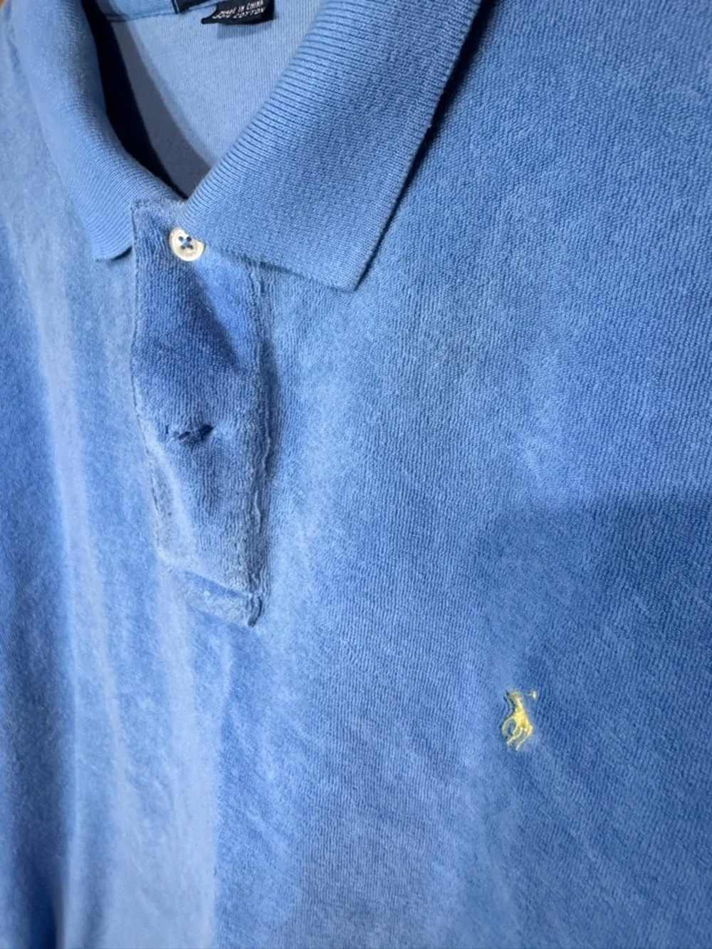 Ralph Lauren‎ Men’s Bright Blue Short-Sleeve Polo